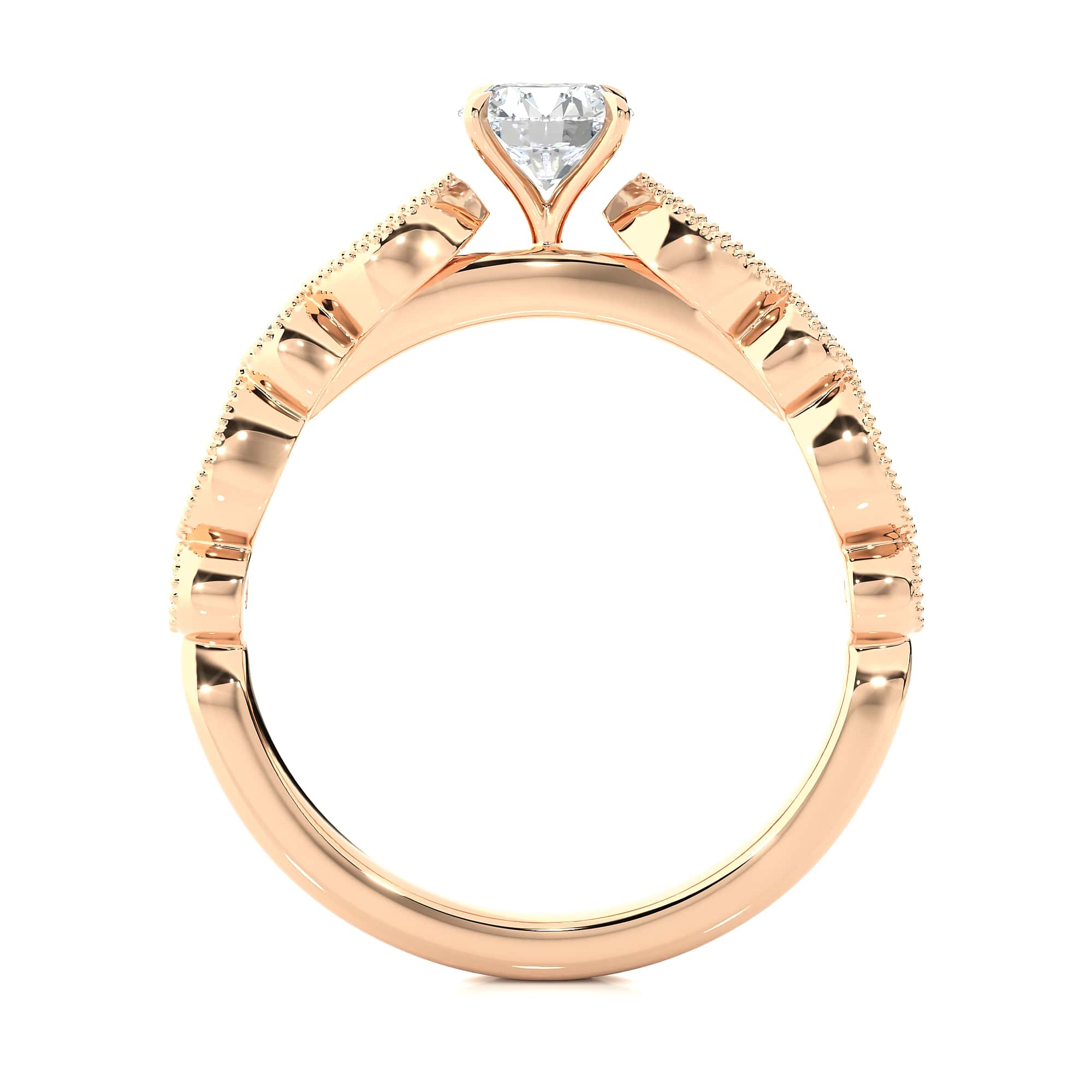 Uniquely Design Solitaire Ring RG