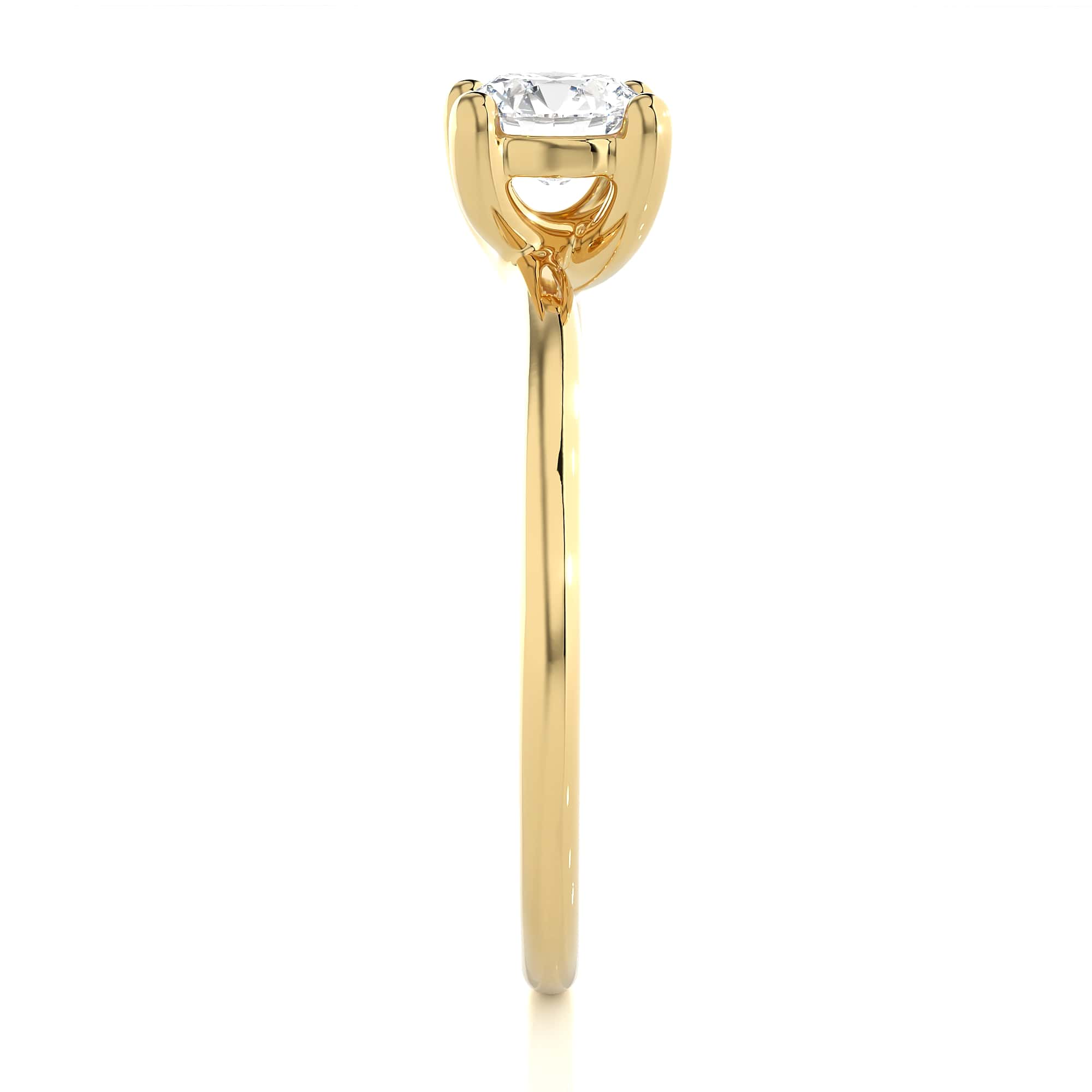Solitaire Fancy Ring YG