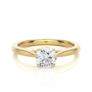 Classic Solitaire Ring YG