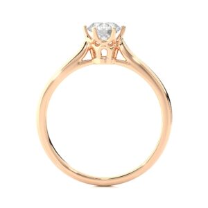 Solitaire Ring with Round Shaped Diamond RG