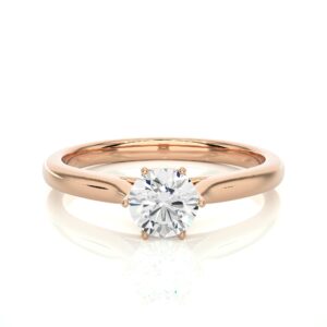 Solitaire Ring with Round Shaped Diamond RG