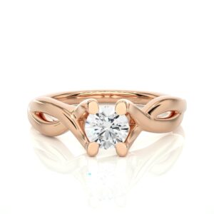Designed Solitaire Ring RG