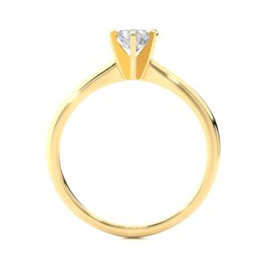 Unique Solitaire Ring YG