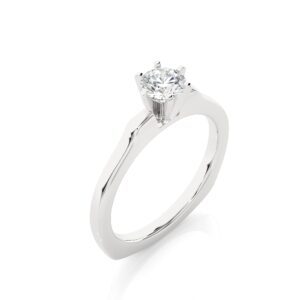 Fancy Solitaire Ring WG
