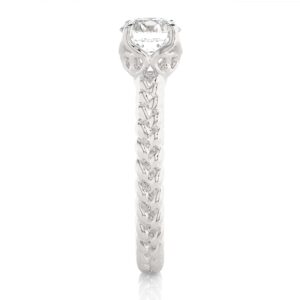 Dazzling Solitaire Ring WG