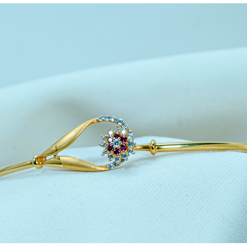 916 gold pink stone Bracelet lb-548