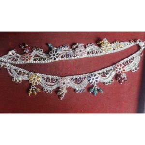 Stylish 925 Silver Flower Shape Ladies Payal