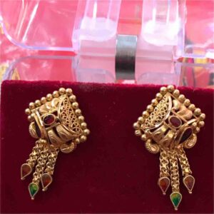 Modern 916 Gold Ladies Earring
