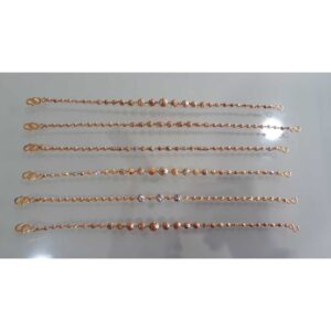 916 gold vertical bracelet