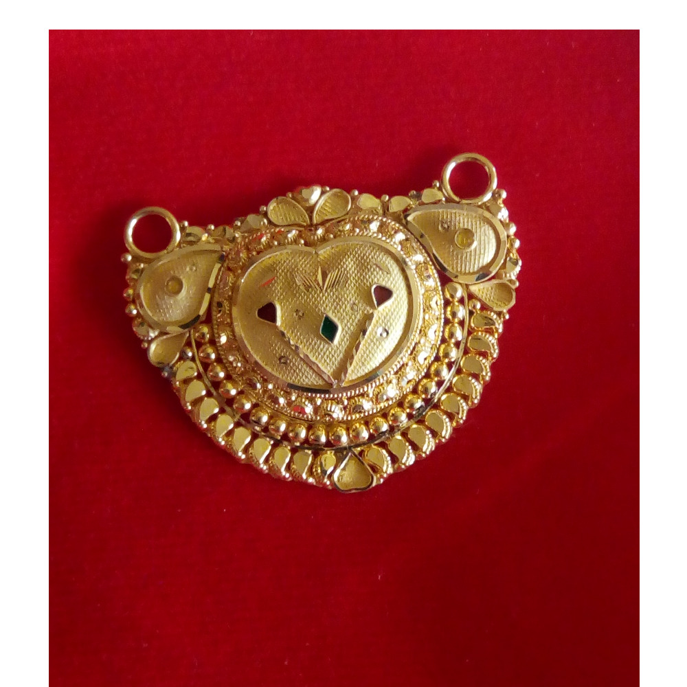 Indian Traditional 916 Gold Ladies Pendant - Image 2