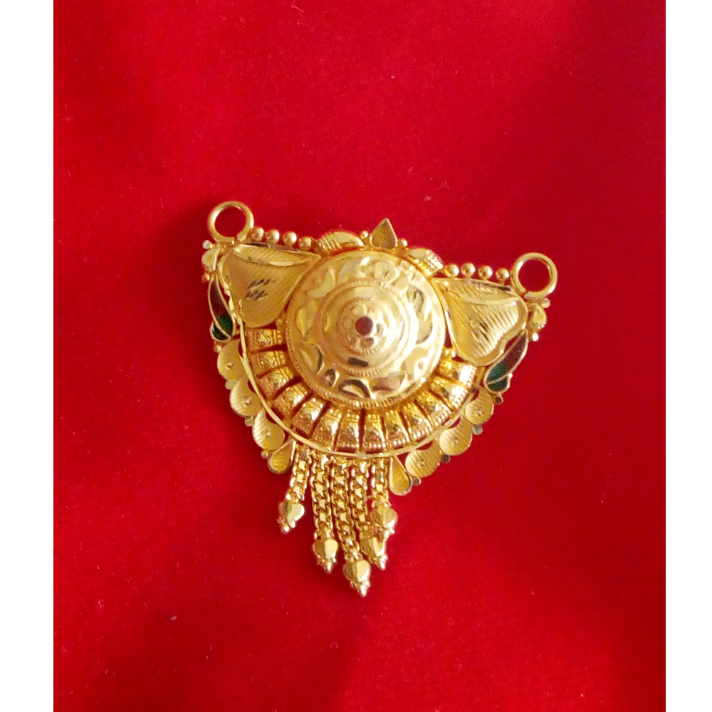 Indian Traditional 916 Gold Ladies Pendant