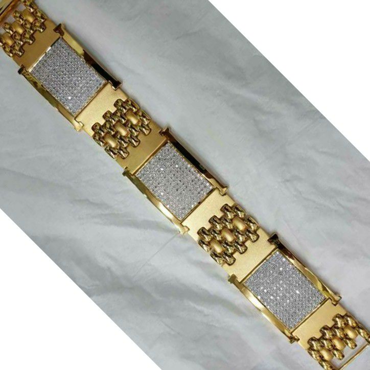 916 Gold Casting Gents Bracelet