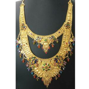 22KT Gold Antique Rabari Gath Double Haar