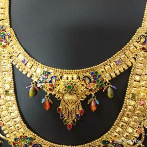 22KT Gold Antique Rabari Gath Double Haar