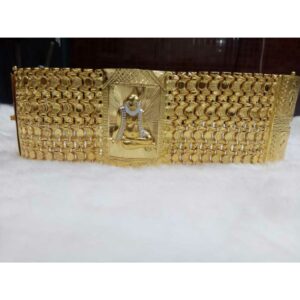 22KT Gold Handmade Bapa Sitaram Gents Bracelet