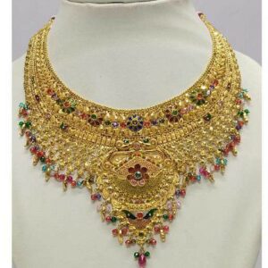 22KT Gold Handmade Rabari Necklace Set