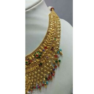22KT Gold Handmade Rabari Necklace Set