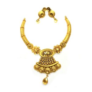 916 Gold Traditional Rabari Necklace Set