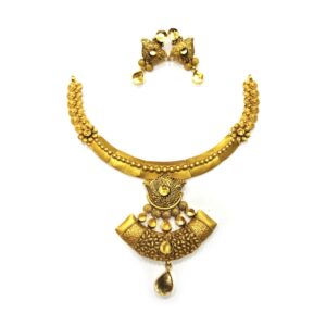 22KT Gold Indian Tribal Necklace Set