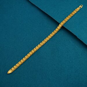 22k gold fancy plain casting lucky