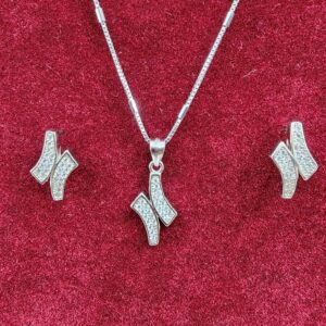 925 Sterling Silver Chain Pendant Set