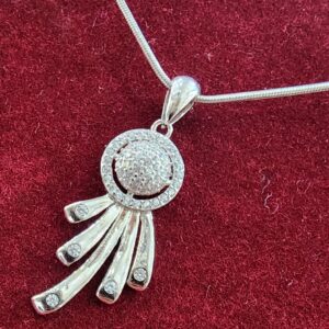 925 Sterling Silver Chain Pendant Set
