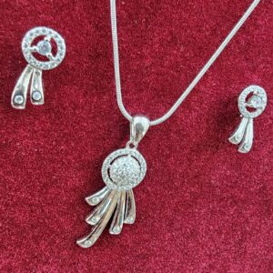 925 Sterling Silver Chain Pendant Set