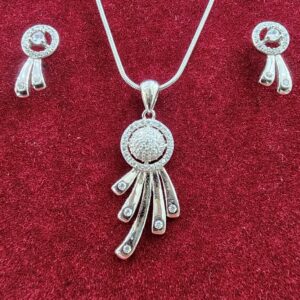 925 Sterling Silver Chain Pendant Set