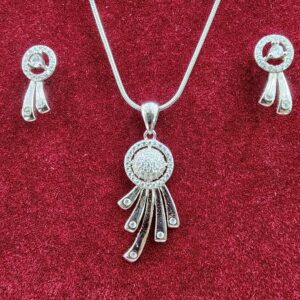925 Sterling Silver Chain Pendant Set