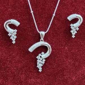 925 Sterling Silver Stylish Pendant Set