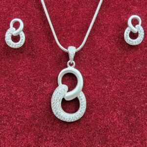 925 Sterling Silver Chain Pendant Set