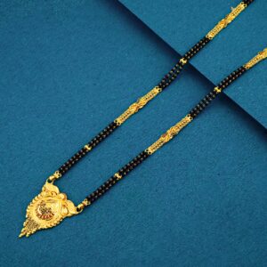 22K 916 Gujrati Fancy Double Line Mangalsutra