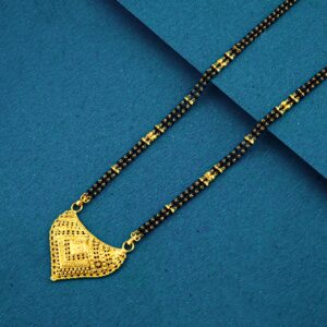 22K 916 Nice Double Line Mangalsutra With Exclusive Pendant