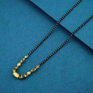 22K 916 SINGAL LINE FANCY DOKIYA STYLE MANGALSUTRA