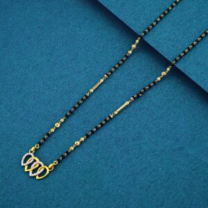 22K 916 SINGAL LINE FANCY MANGALSUTRA