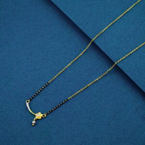 22K 916 NICE SINGAL LINE LIGHT WEIGHT MANGALSUTRA