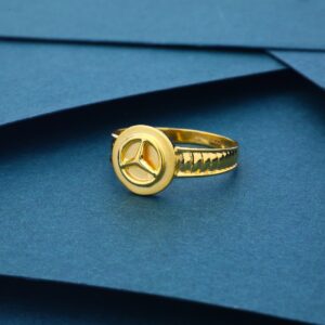 22k Gold Fancy Merchidise Design Ring
