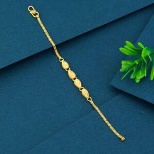916  Gold Classic Fancy Children Bracelet