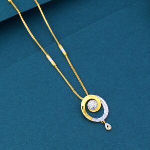 22k gold fancy oval shape ladies dokiya