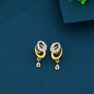 22k gold two tone ladies necklace set