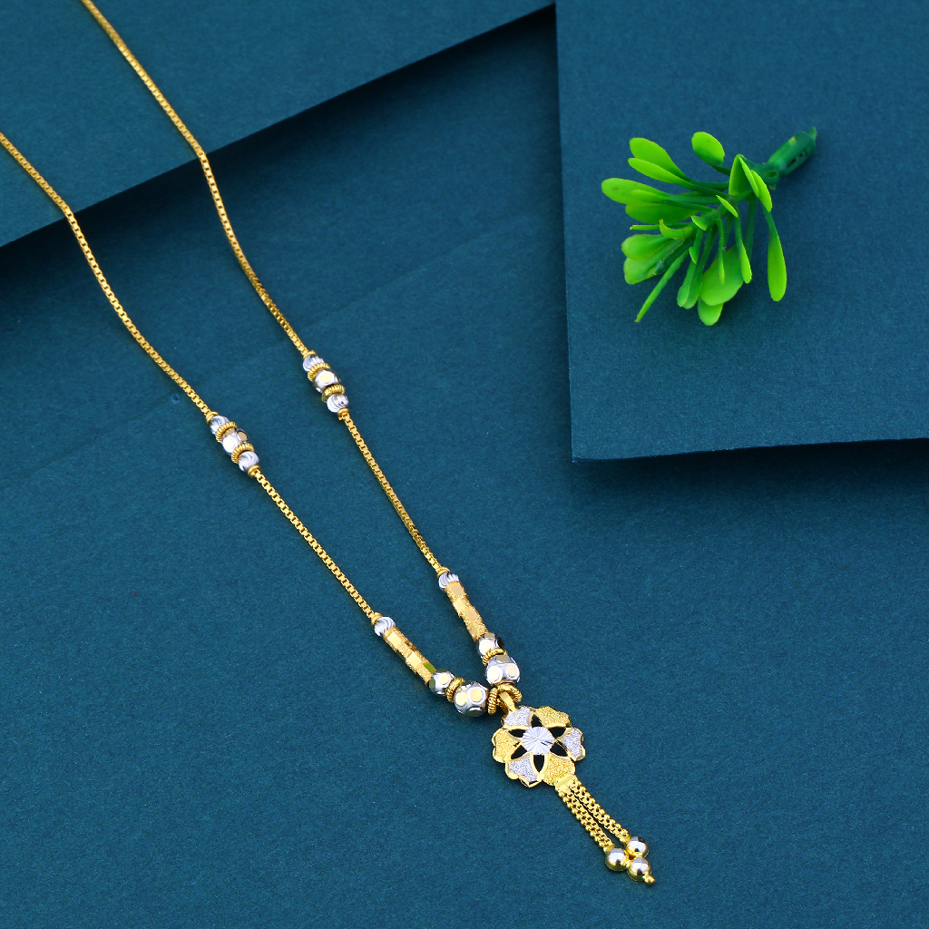 916 gold Three Line Latkan ladies Bracelet