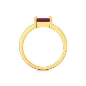 22k gold exclusive single stone ladies ring