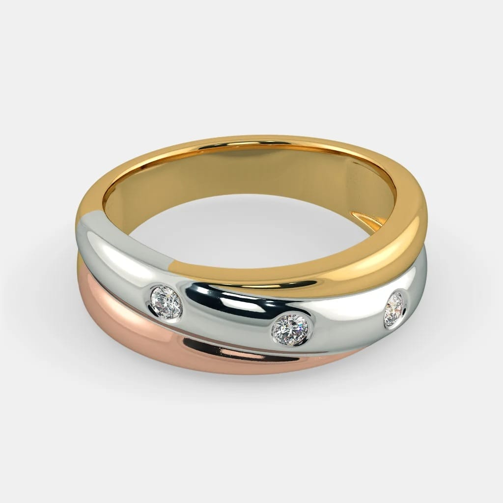 22K Gold Exclusive Round Ladies Ring
