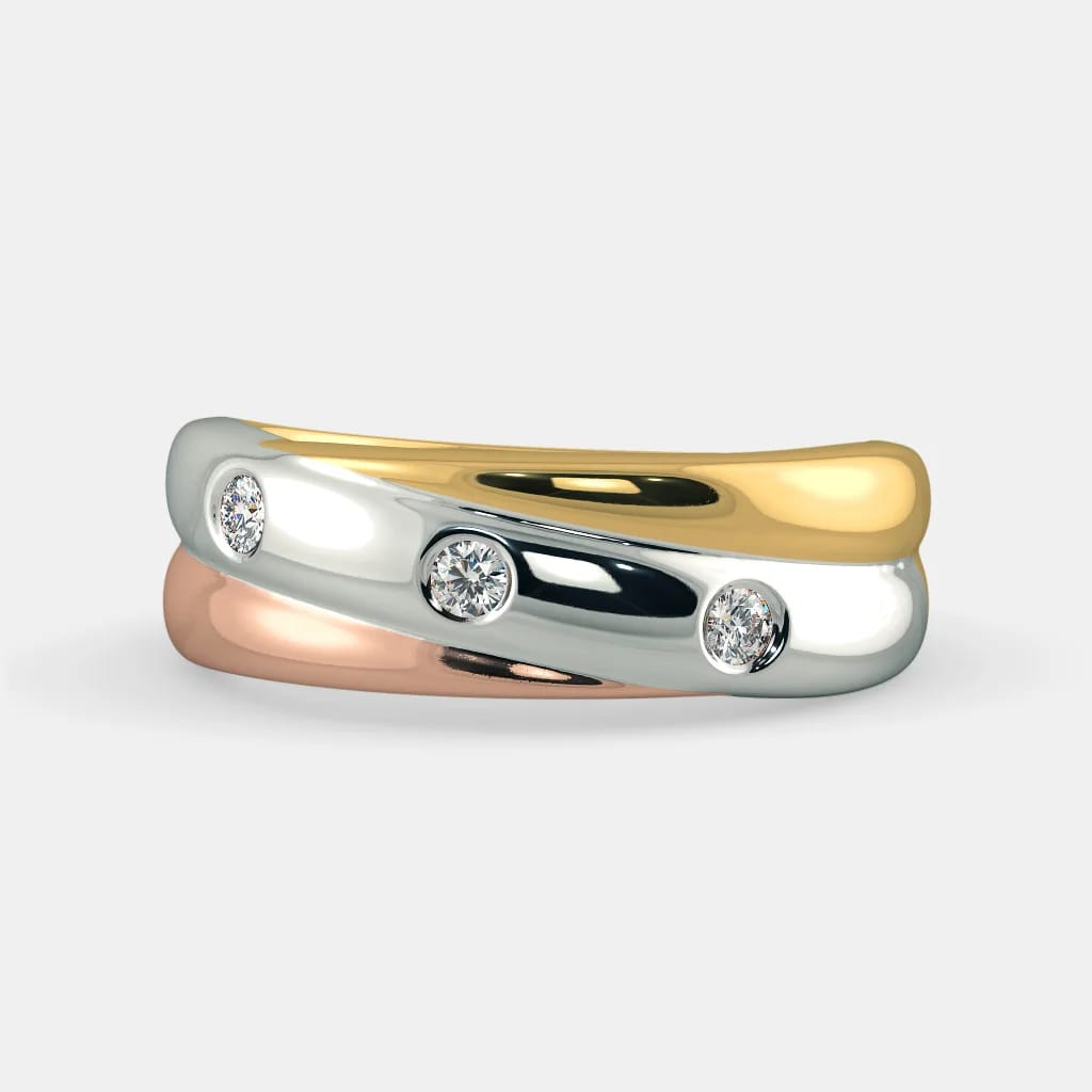 22K Gold Exclusive Round Ladies Ring