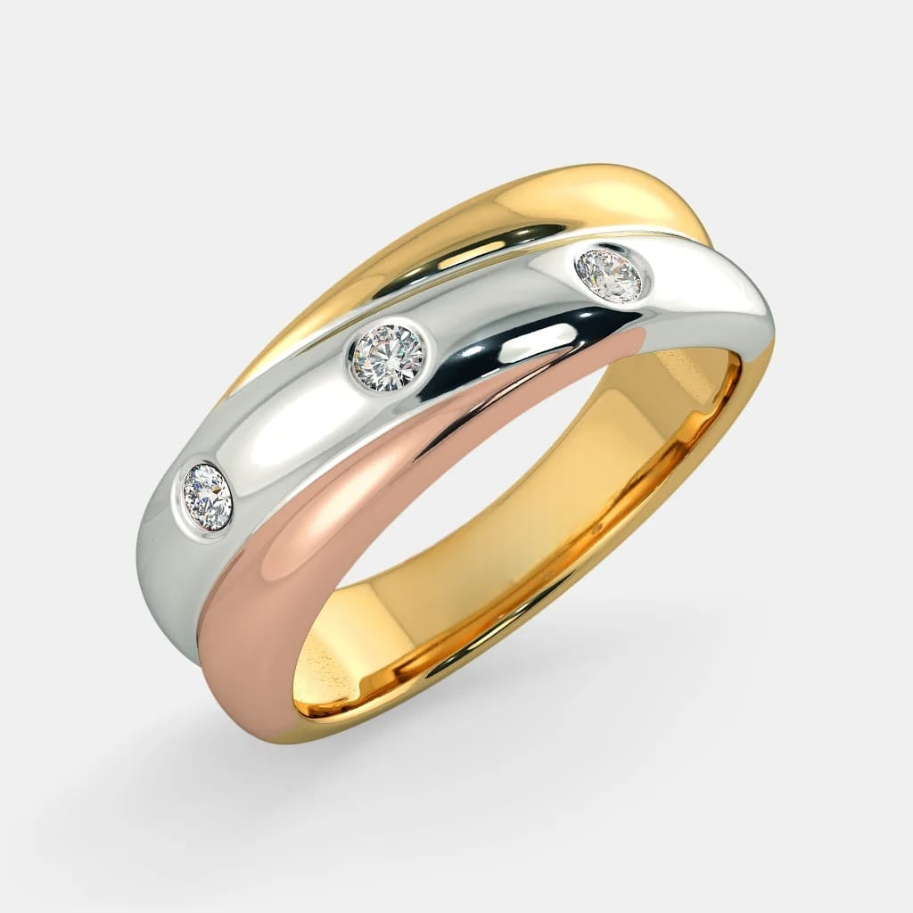 22K Gold Exclusive Round Ladies Ring