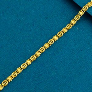 22K 916 Gold Plain Fancy Ledies Bracelet