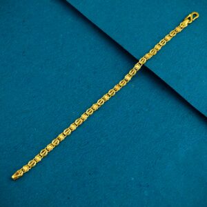 22K 916 Gold Plain Fancy Ledies Bracelet