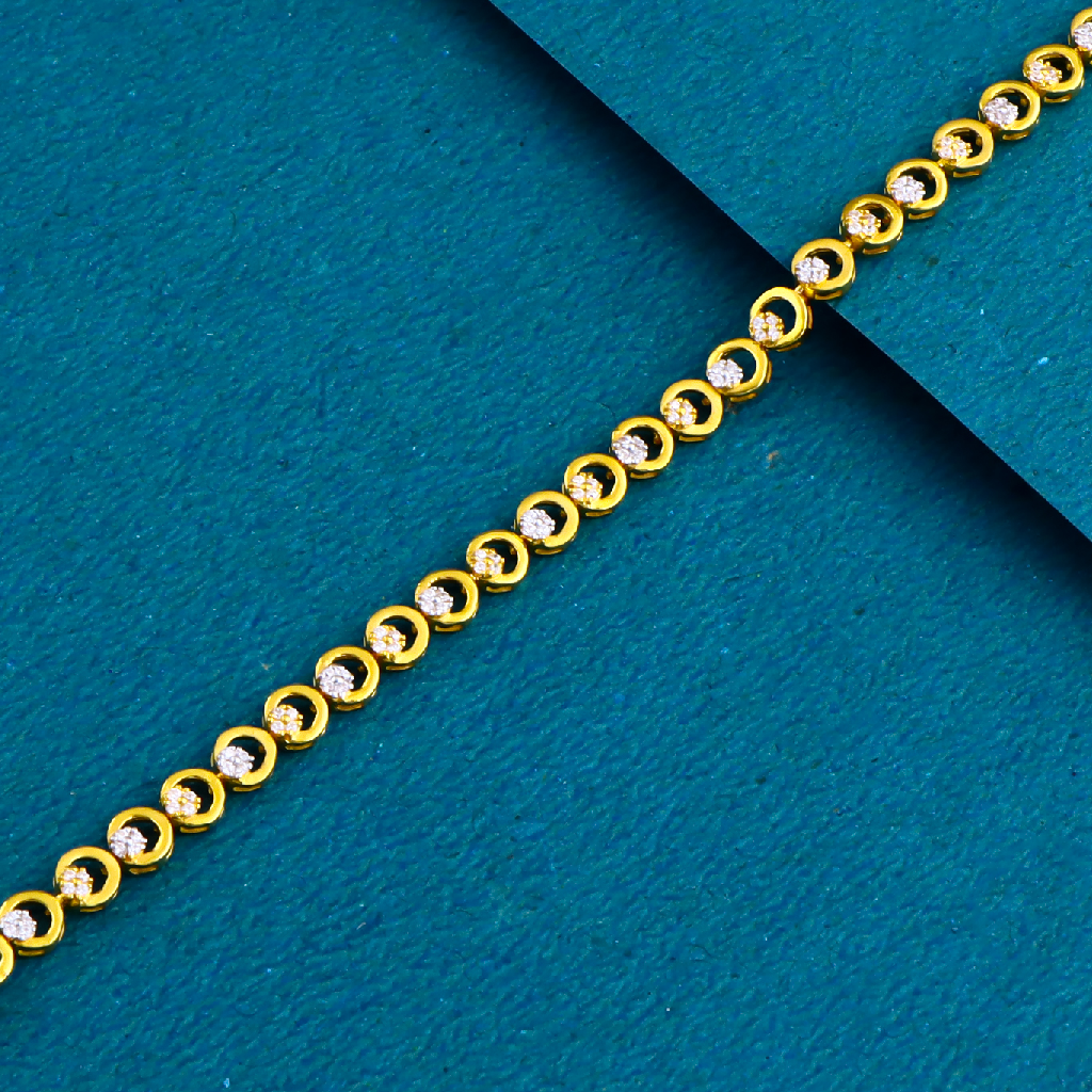 22K 916 Gold Modern Design Ledis Bracelet