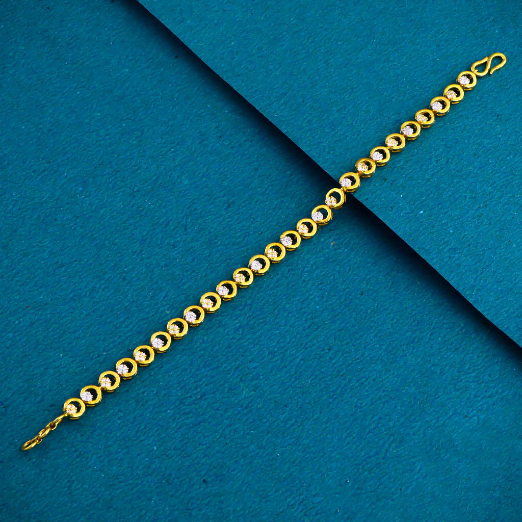 22K 916 Gold Modern Design Ledis Bracelet