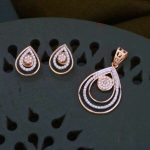 18K ROSE GOLD PENDANT SET